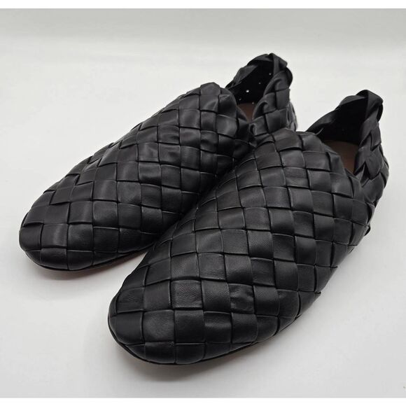 Bottega Veneta Other - Bottega Veneta The Slipper 44 US 11 Intrecciato Woven Leather Loafers